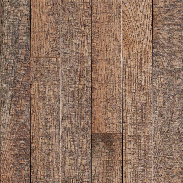Close up of rustic Barnwood Living solid wood flooring