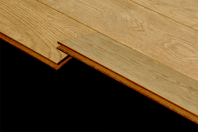 close up of tongue and groove flooring