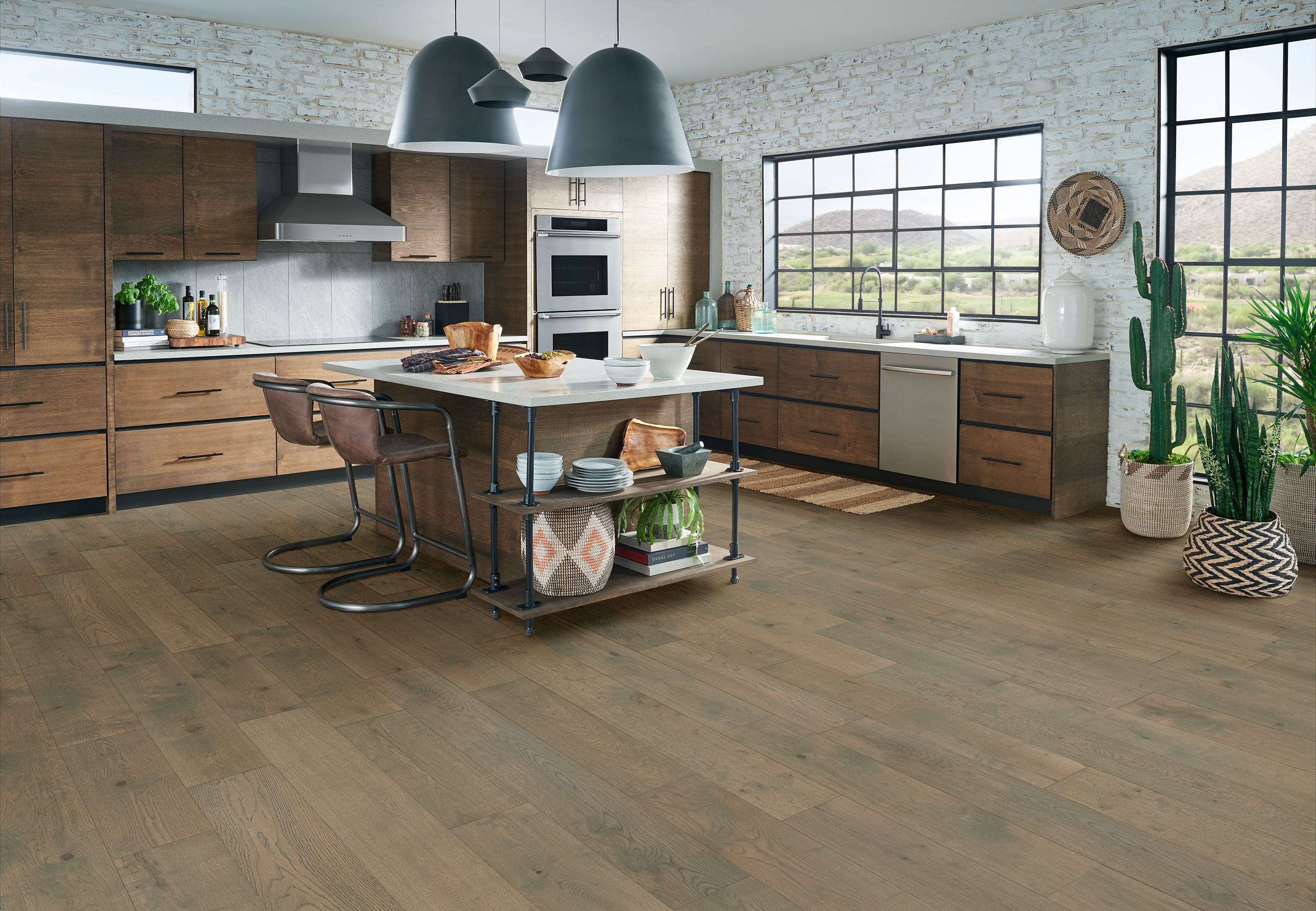 Brushed Impressions Renewed Taupe Engineered Hardwood BRBH96EK96W