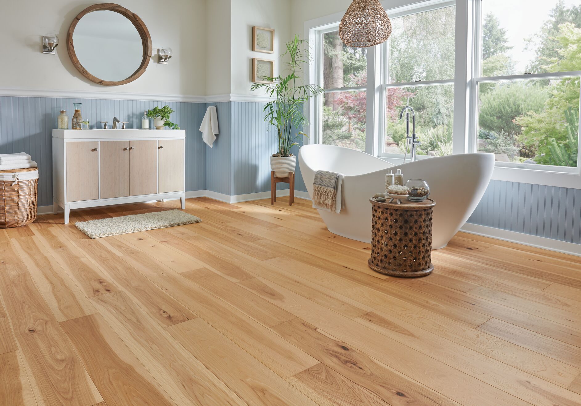 Forest Rain Natural Hickory Engineered Hardwood BRFR72EH04W