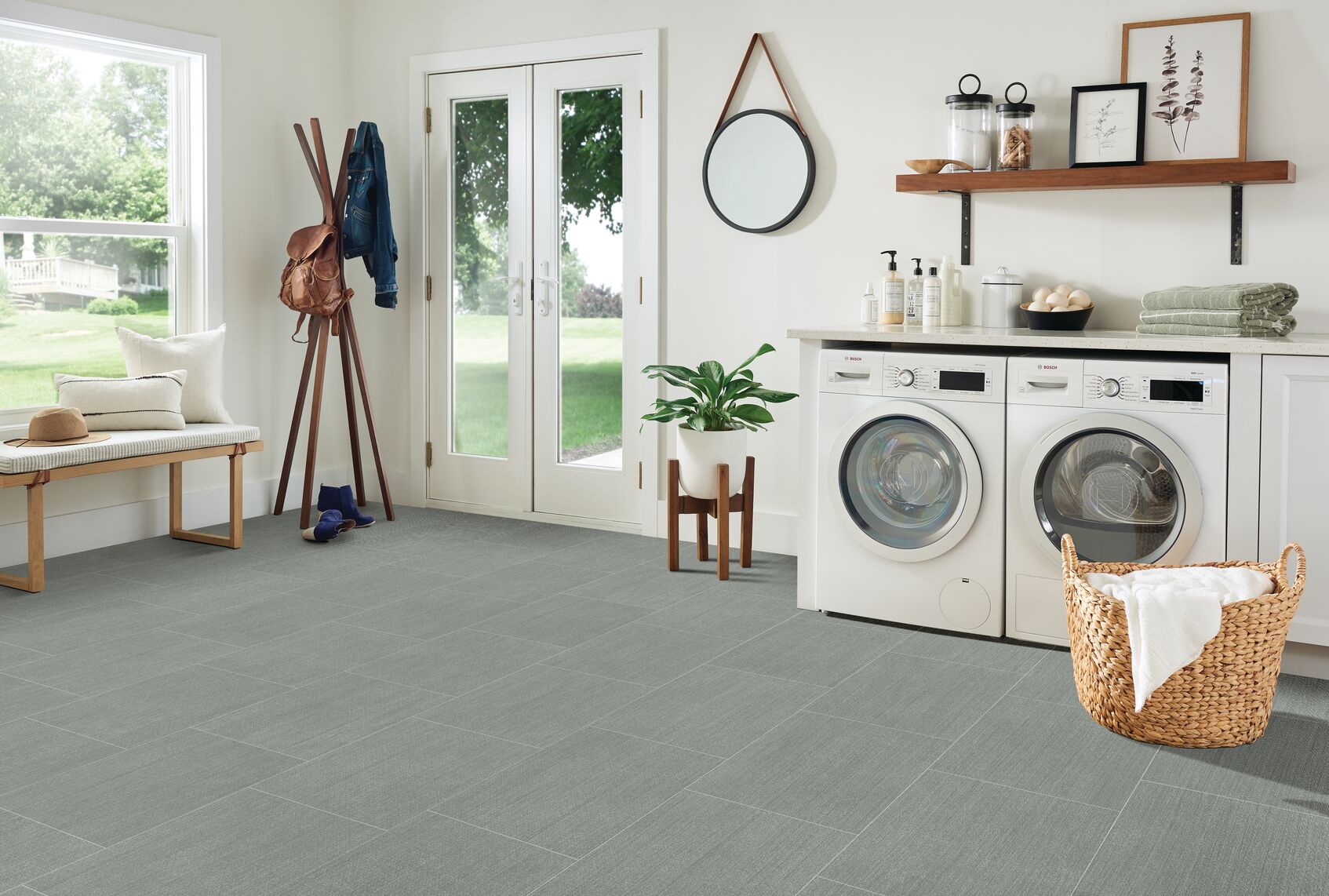 Modern Comfort Downtown Grey Vinyl Sheet MS003