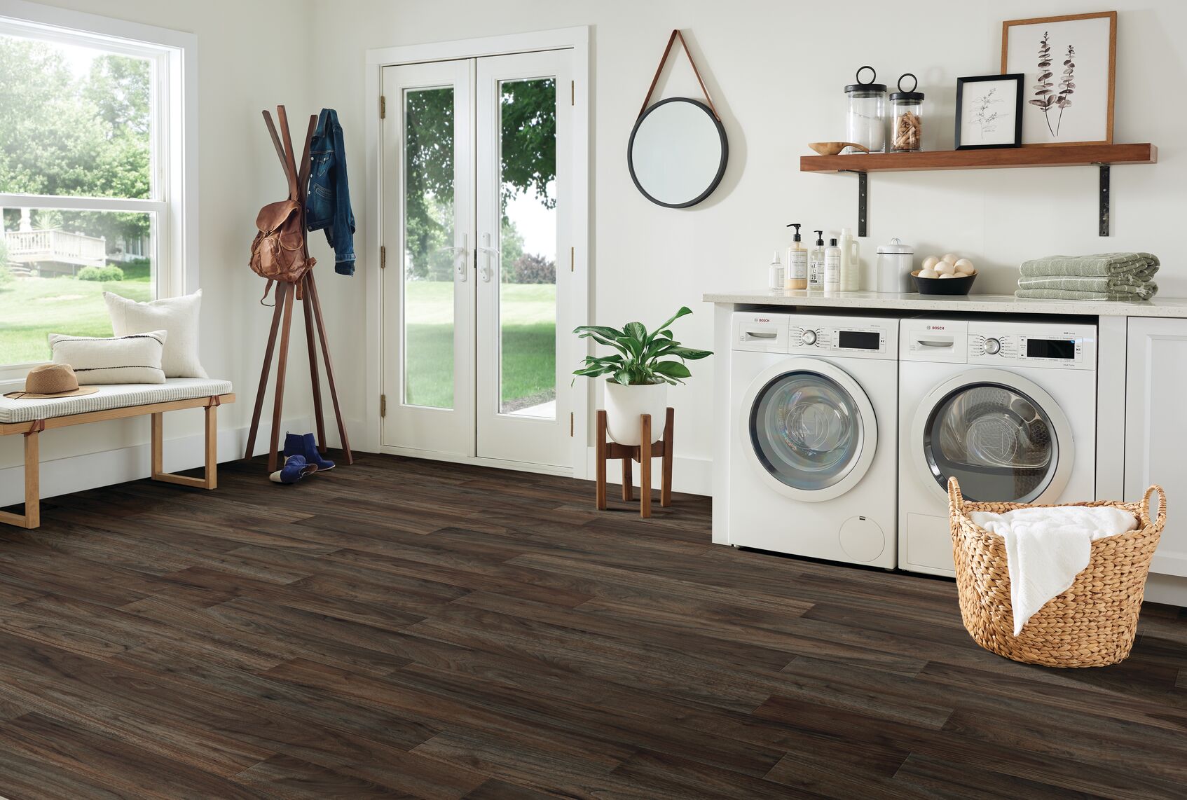 Modern Comfort Rich Cocoa Vinyl Sheet MS007401