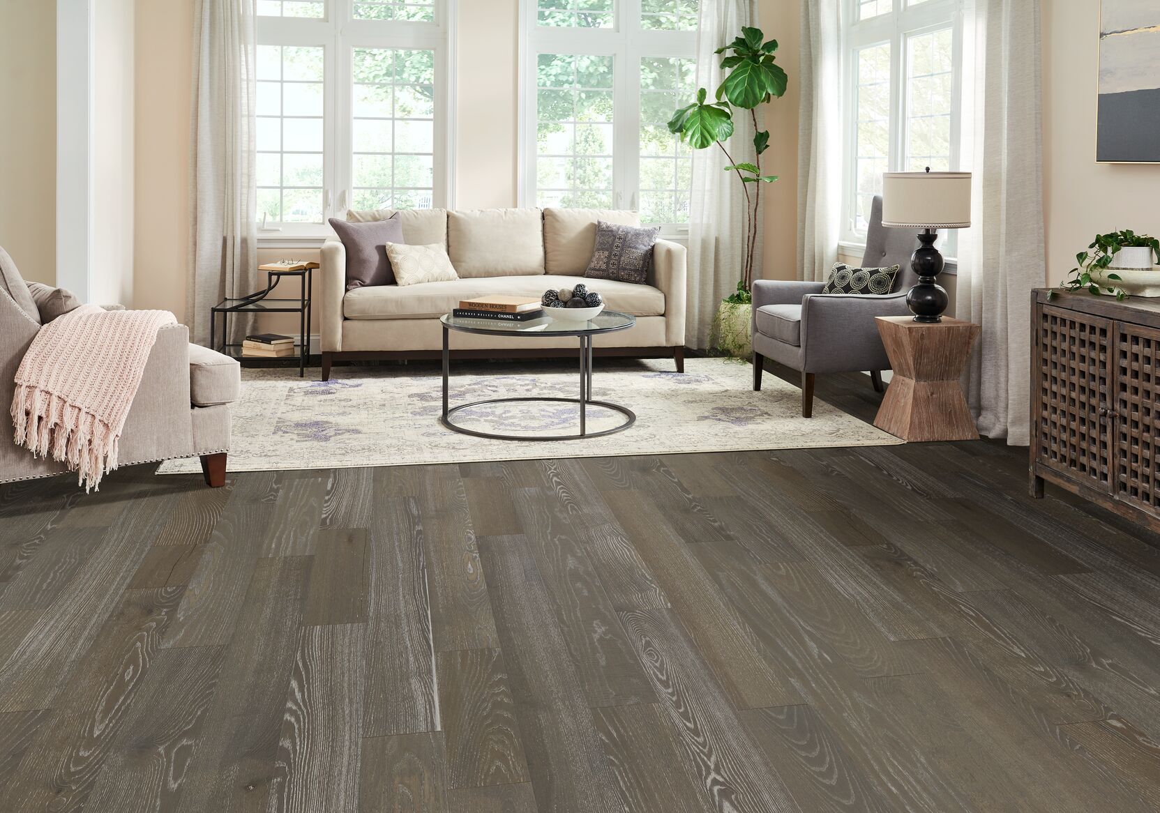 Standing Timbers Timberline Gray Engineered Hardwood EAPL74L17WE