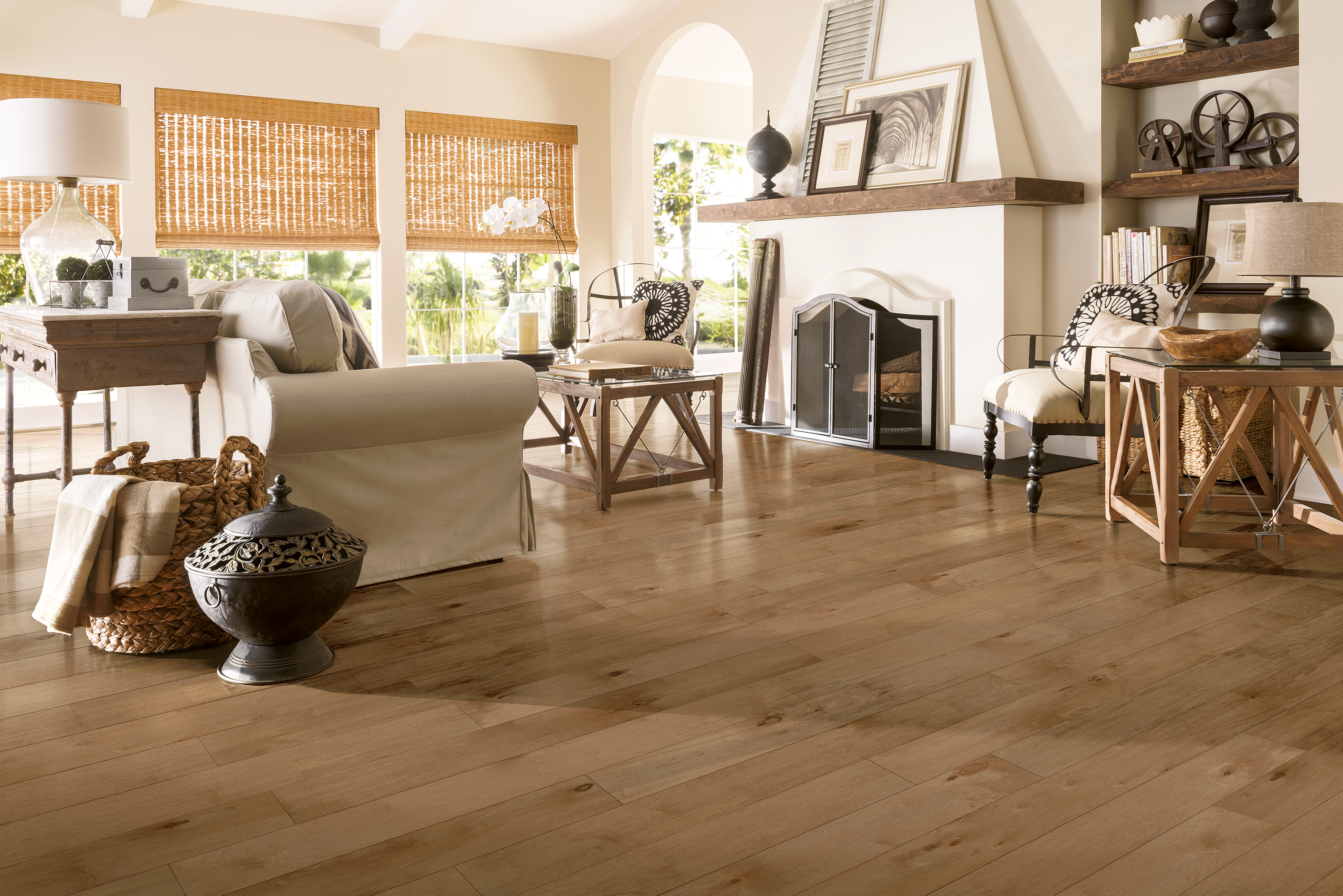 Early Canterbury Tudor Tan Engineered Hardwood EMEC72L02S