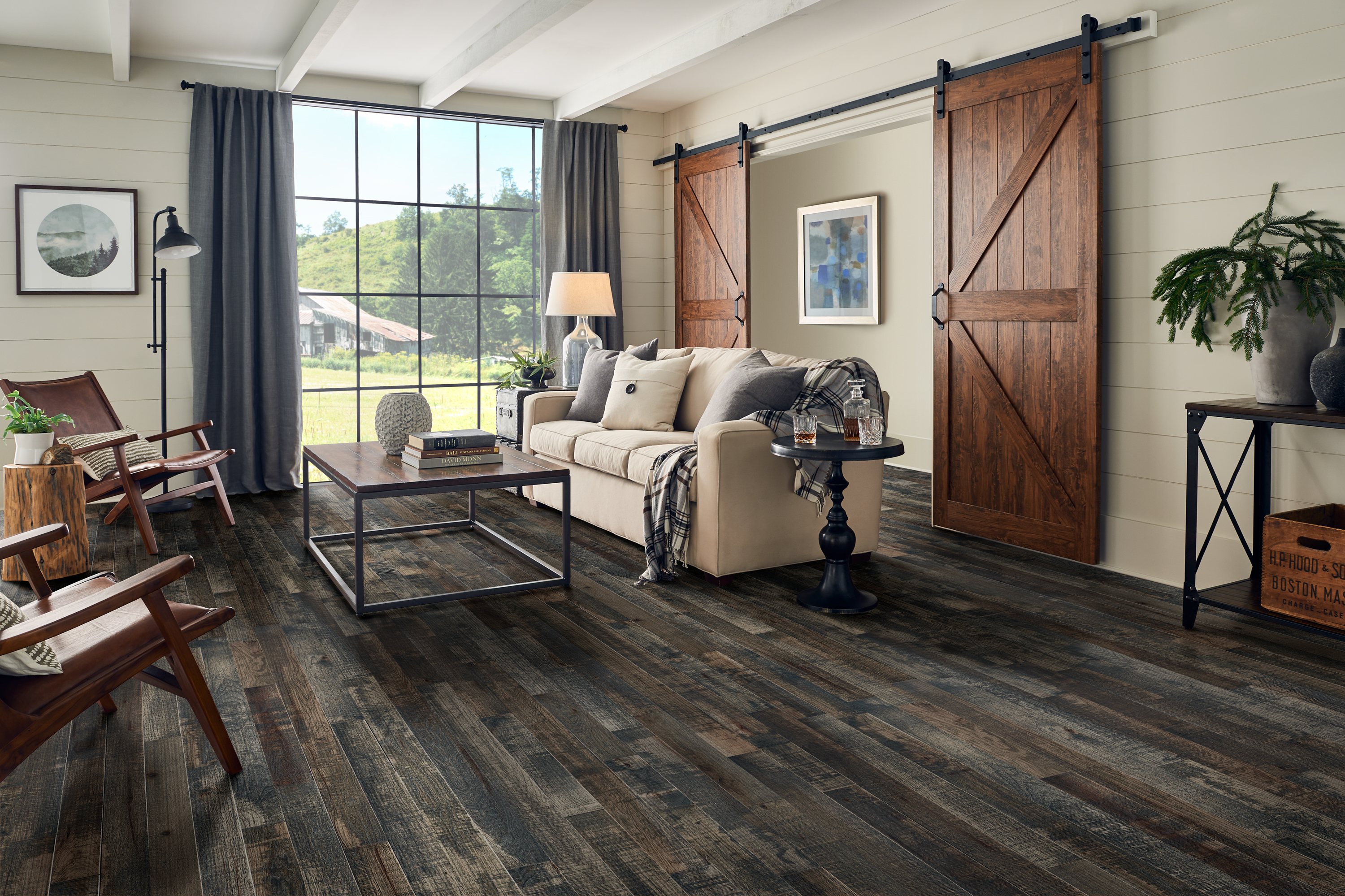 Barnwood Living Wyoming Solid Hardwood SHMB39L46X