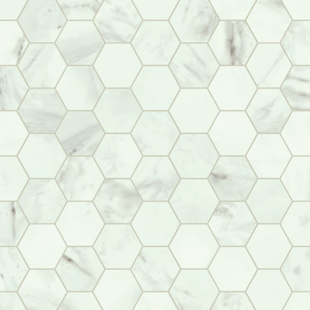 Modern Comfort Honeycomb White Vinyl Sheet MS004401